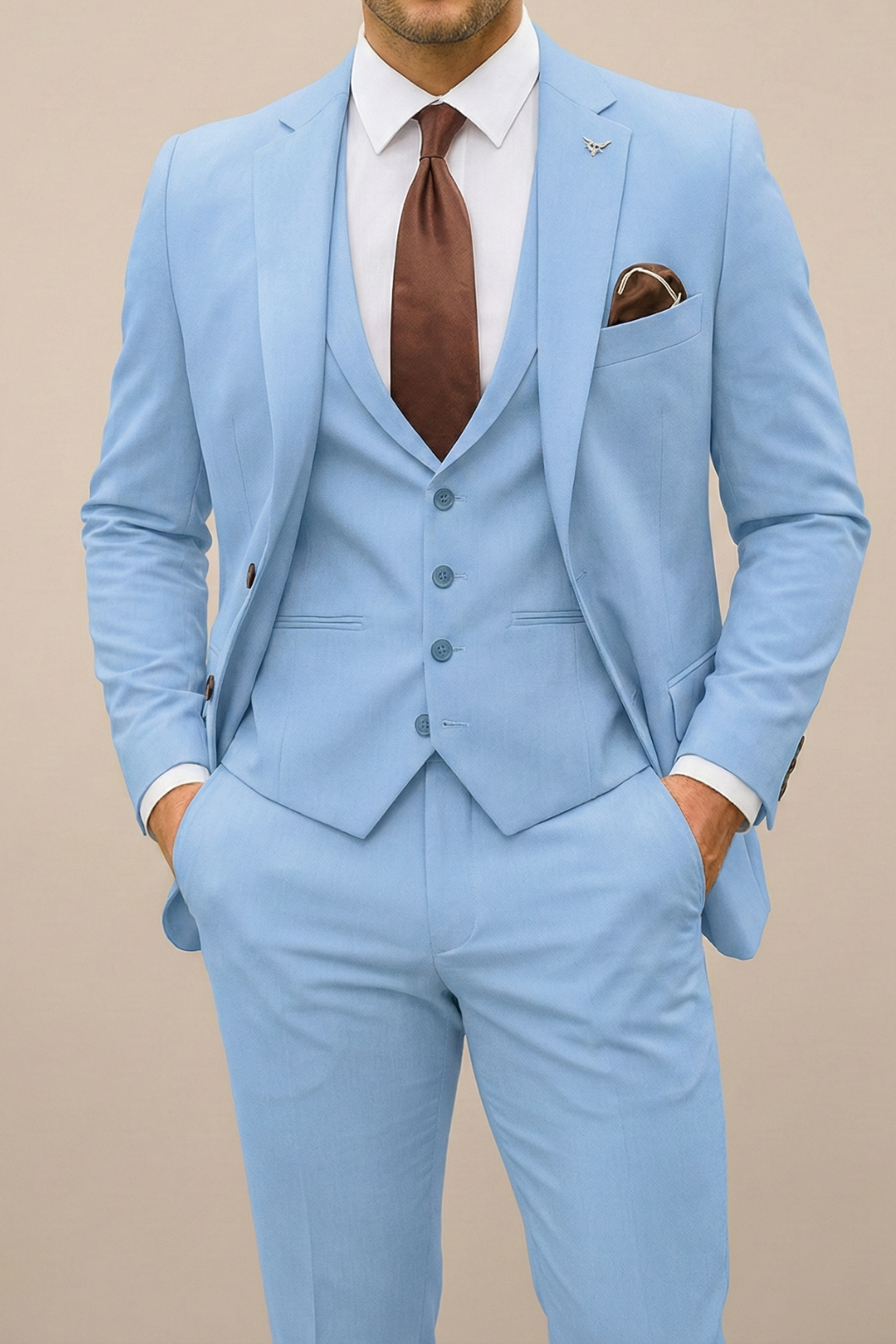 Cameron | Classic Modern Three Piece Suit Set
