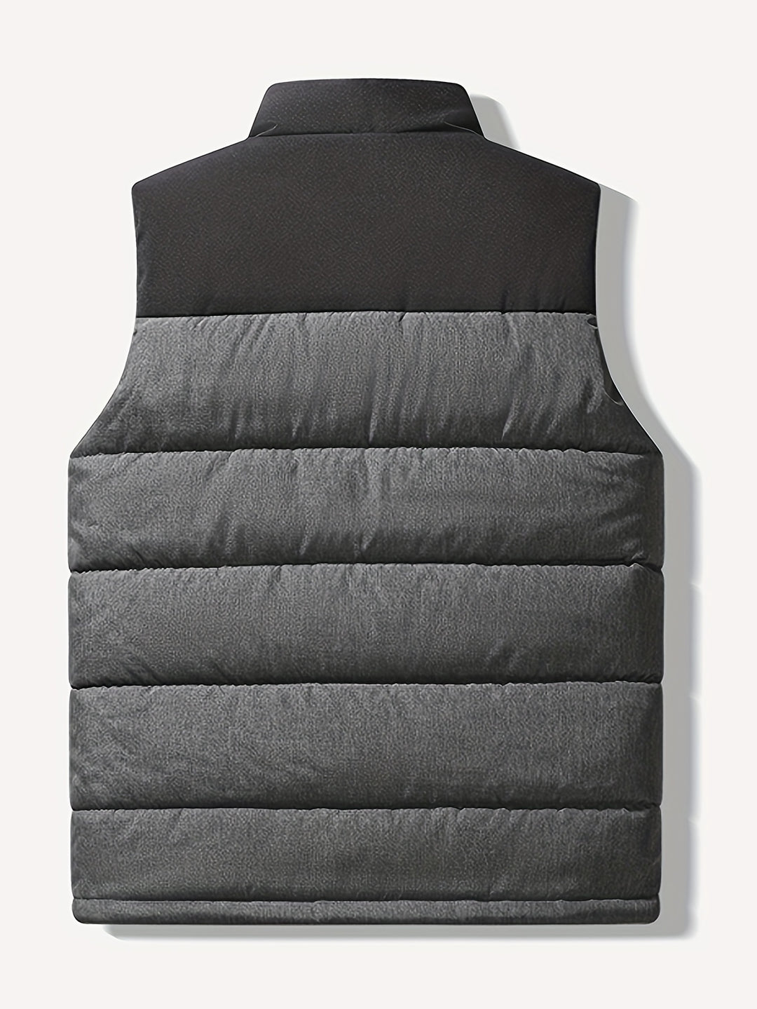 Damian | Quilted Stand-Collar Vest