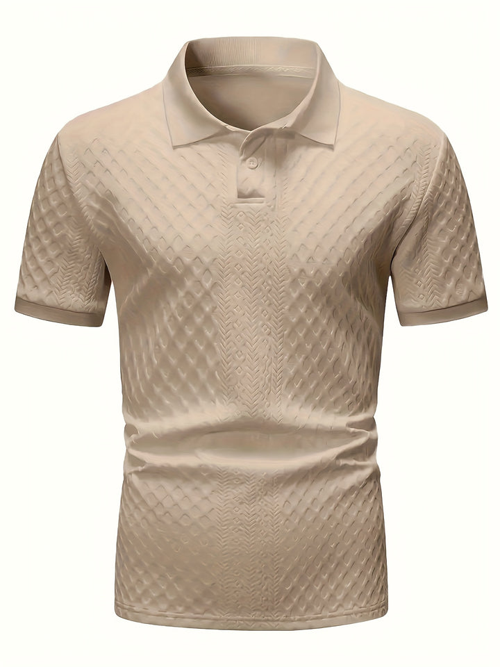 Harrington | Textured Business Polo Shirt
