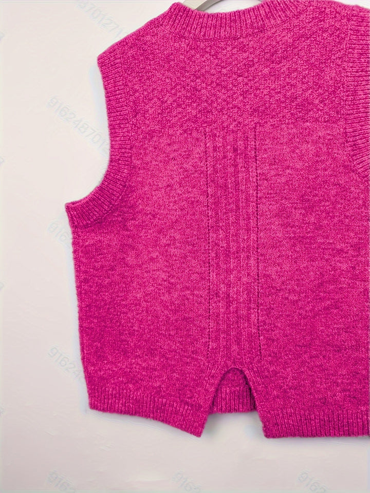 Eliza | Cable-Knit Vest
