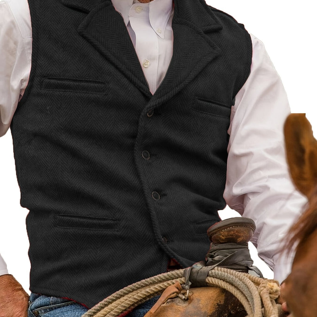 Rhodes | Heritage Herringbone Waistcoat