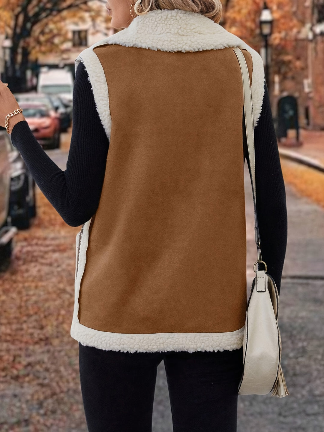 Cecily | Cosy Lined Lapel Gilet