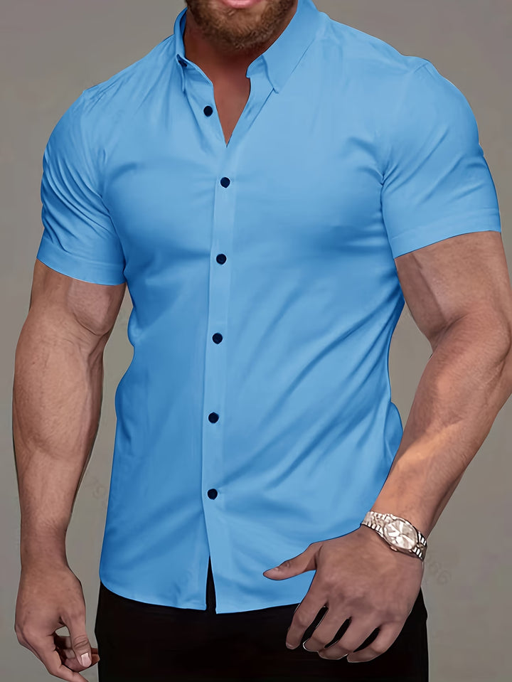 Ashton | Classic Muscle Button Shirt