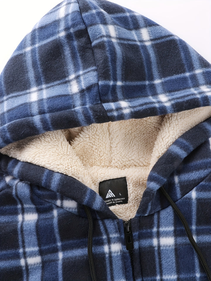 Colton | Hooded Sherpa-Lined Shirt Jacket