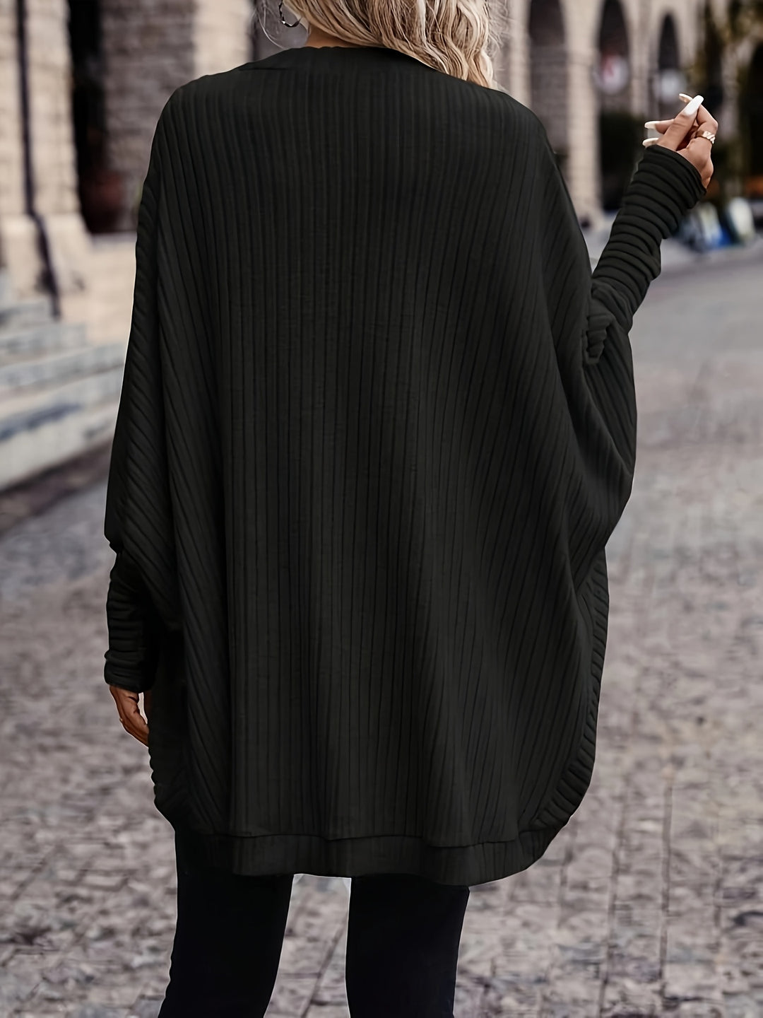 Maeve | Relaxed Open-Front Cardigan