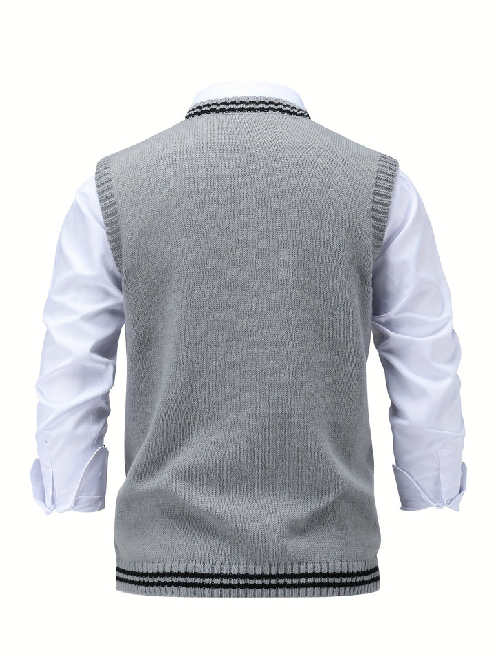 Lionel | Classic Cable-Knit Sweater Vest