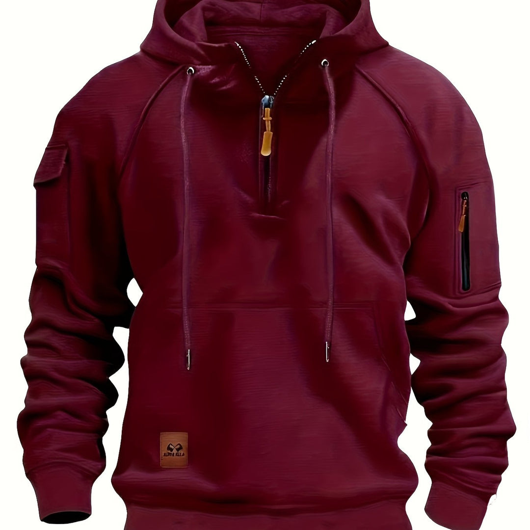 Colton | Rugged Quarter-Zip Hoodie