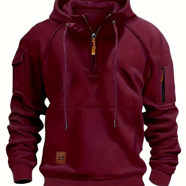 Colton | Rugged Quarter-Zip Hoodie