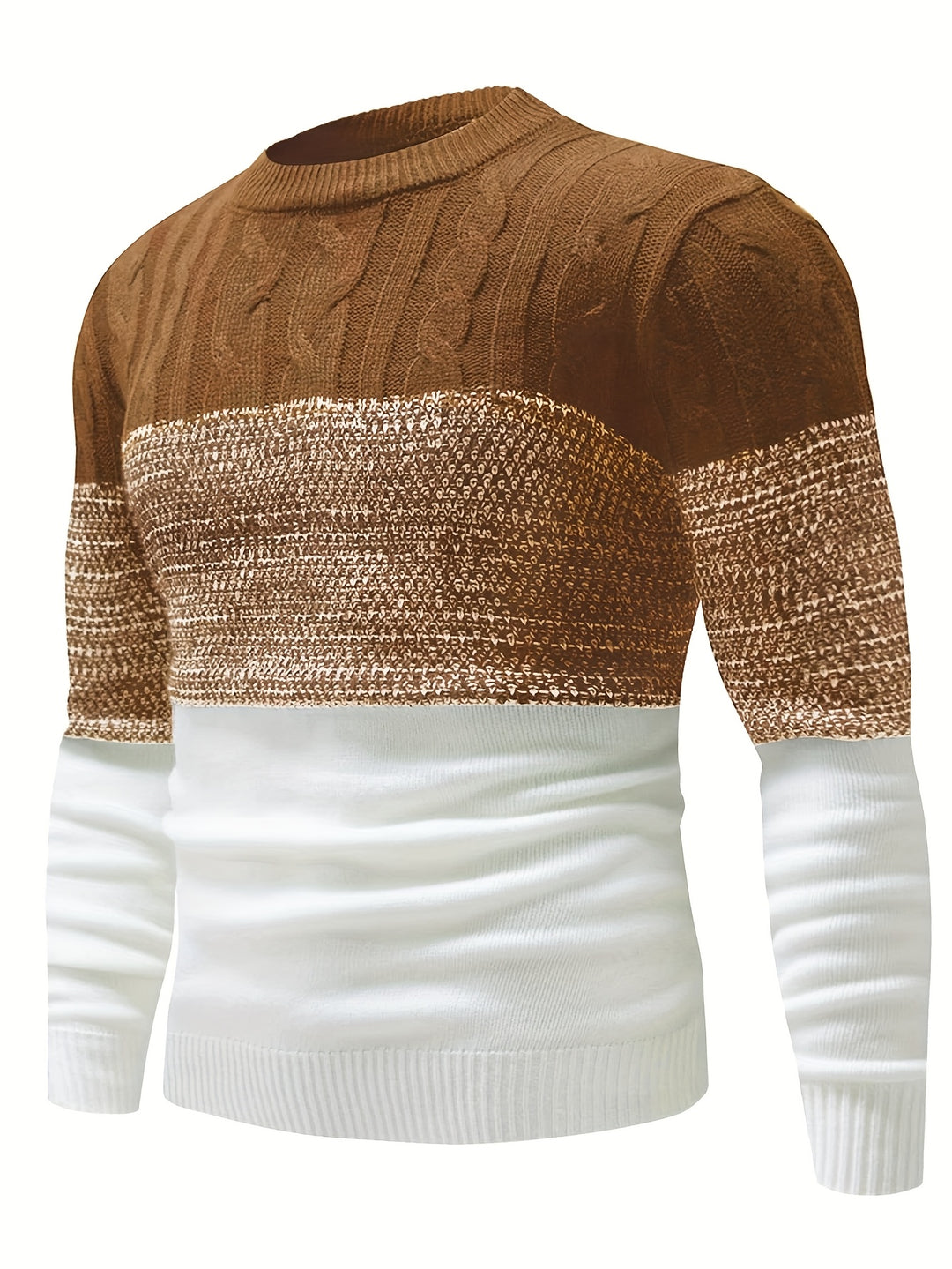 Thatcher | Colour-Block Crew Neck Jumper