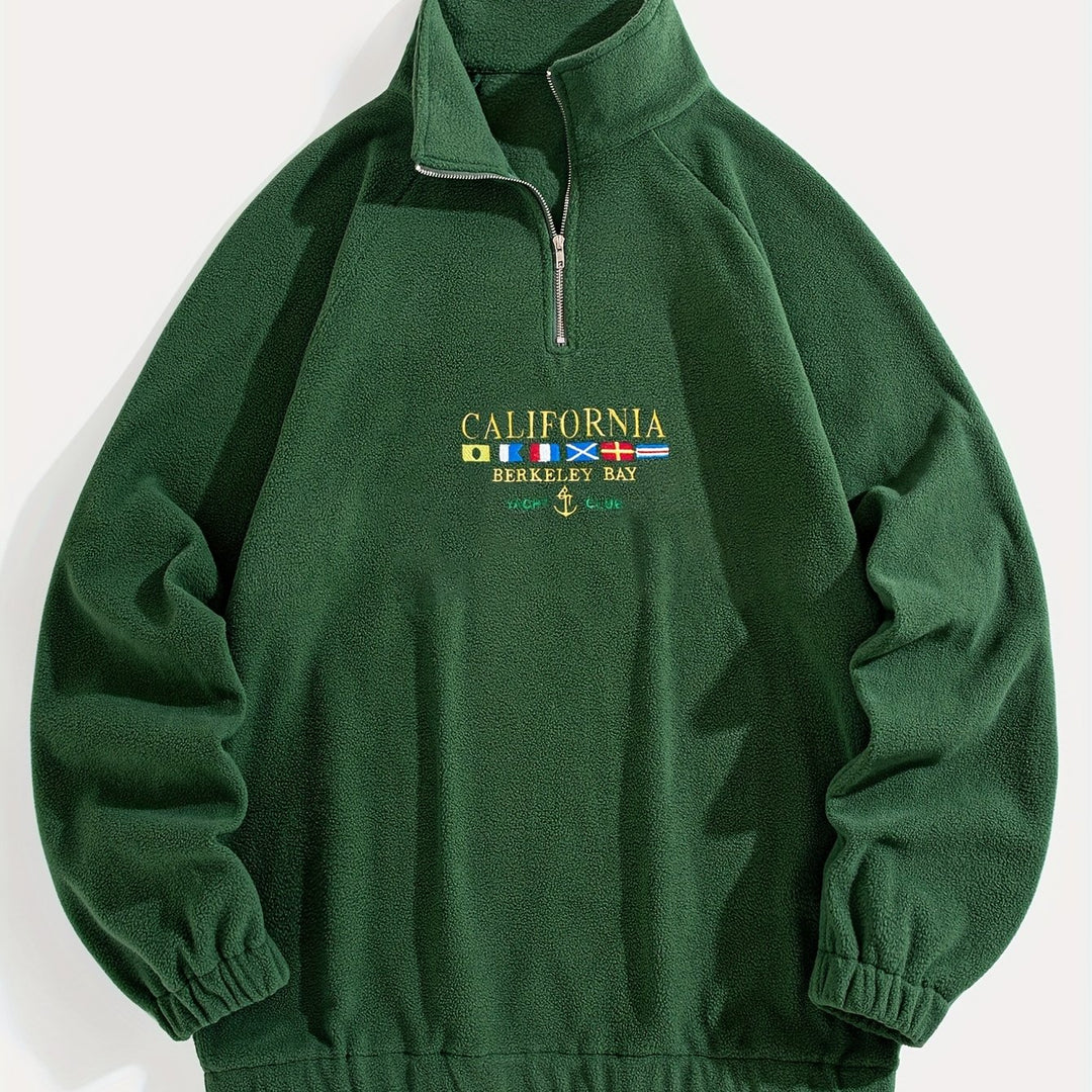 Nathan | Quarter-Zip High-Neck Sweatshirt