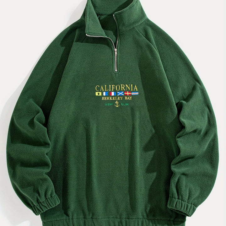 Nathan | Quarter-Zip High-Neck Sweatshirt