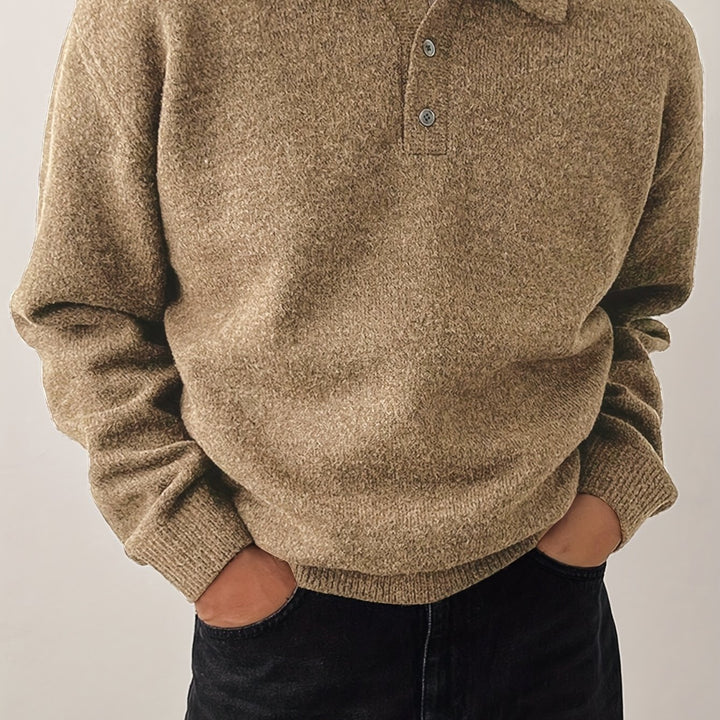 Reid | Polo Collar Knit Jumper