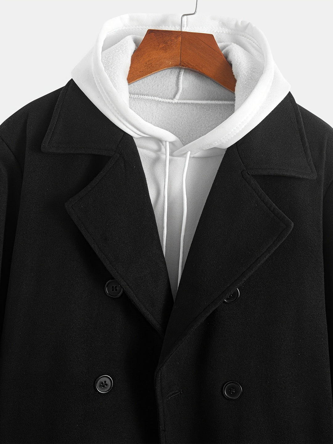 Hugh | Double-Breasted Tailored Overcoat