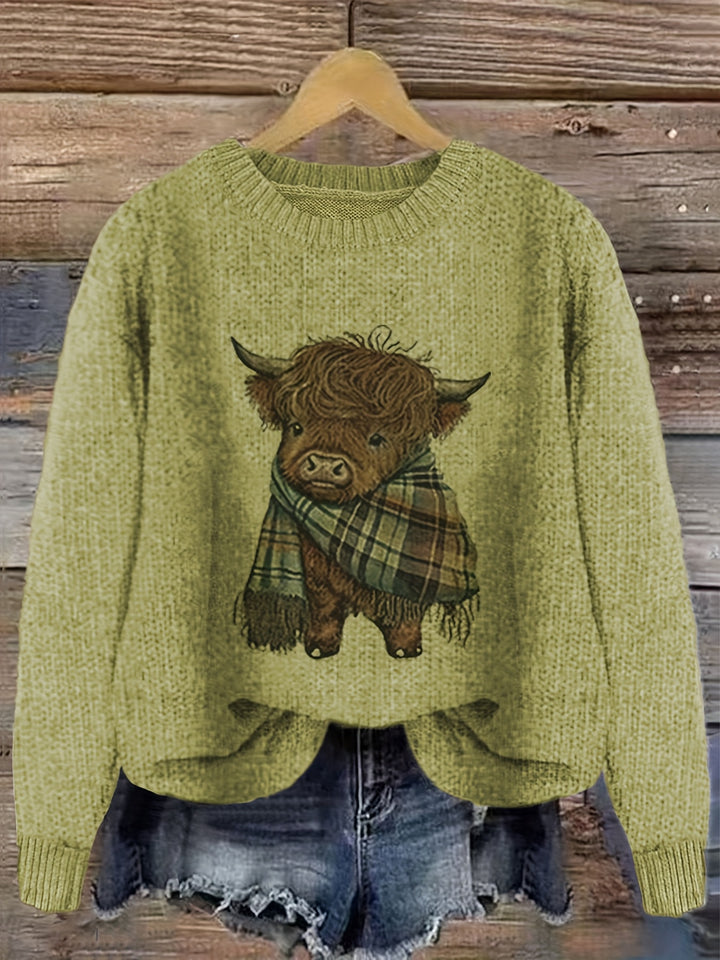 Bonnie | Cosy Highland Cow Pullover