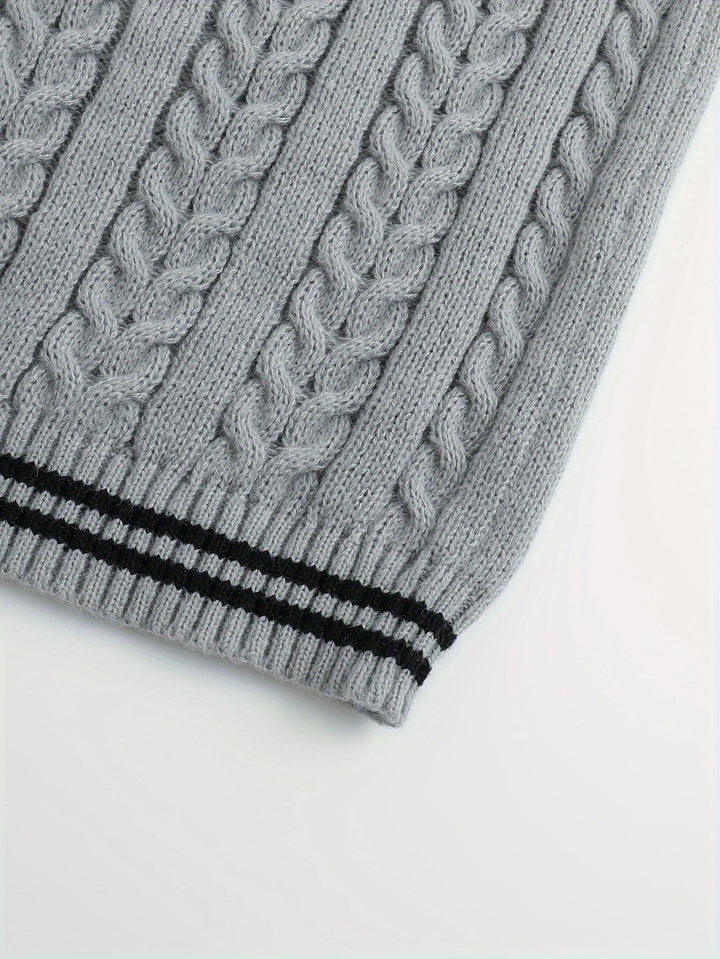 Lionel | Classic Cable-Knit Sweater Vest
