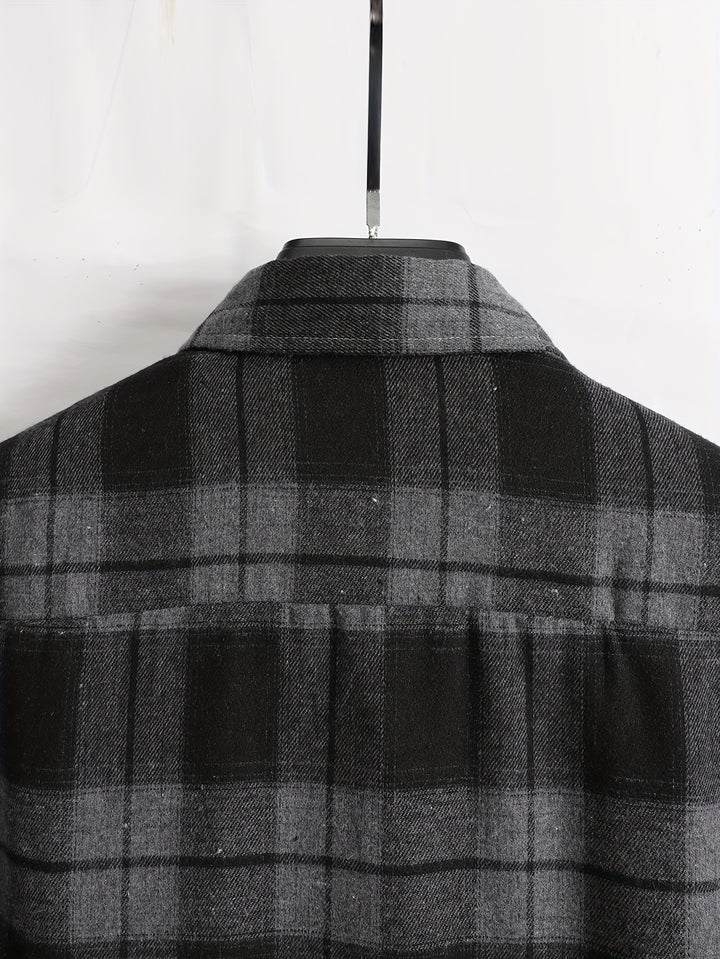 Clayton | Relaxed Checked Long-Sleeve Shirt