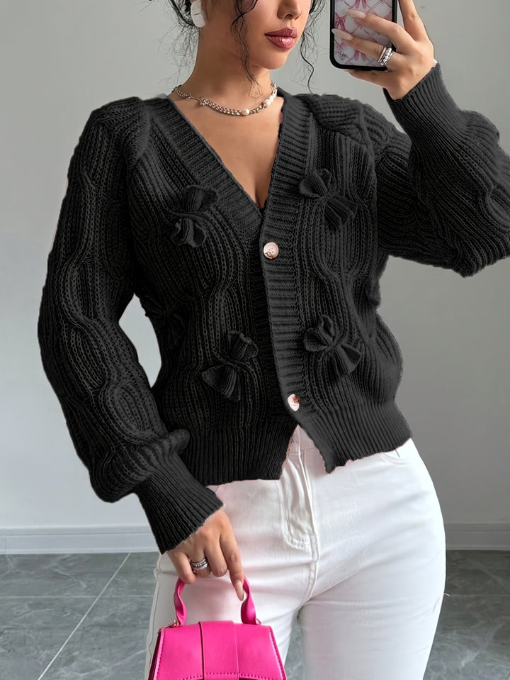 Primrose | Soft Bow-Detail Cardigan