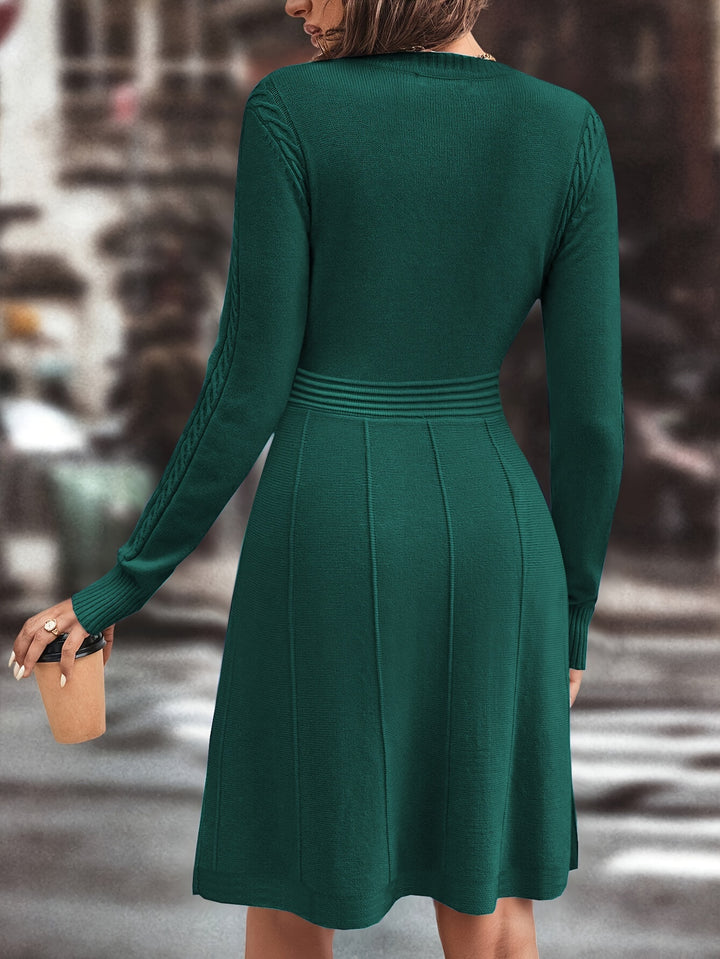 Rosalind | Elegant A-Line Knit Dress