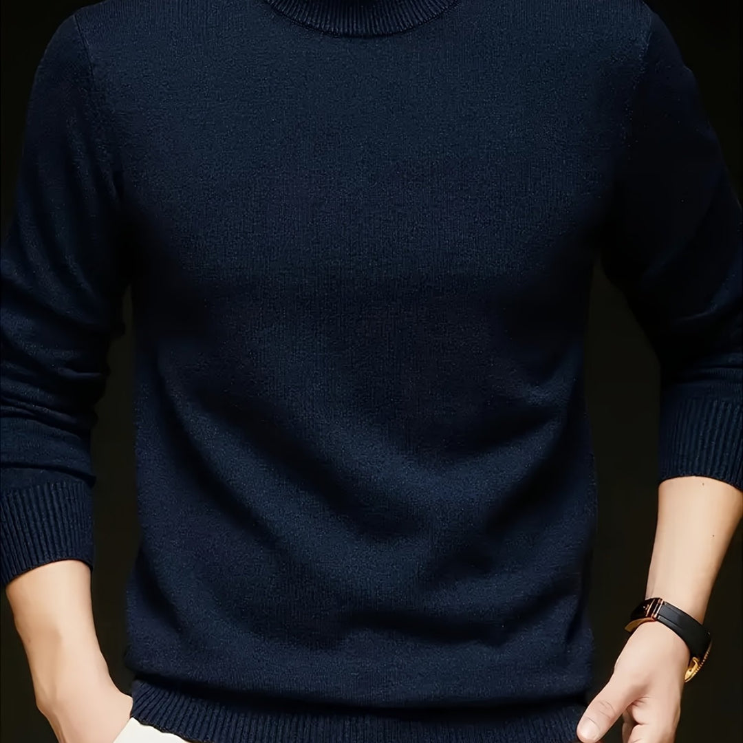 Cedric | Cosy Mock-Neck Sweater