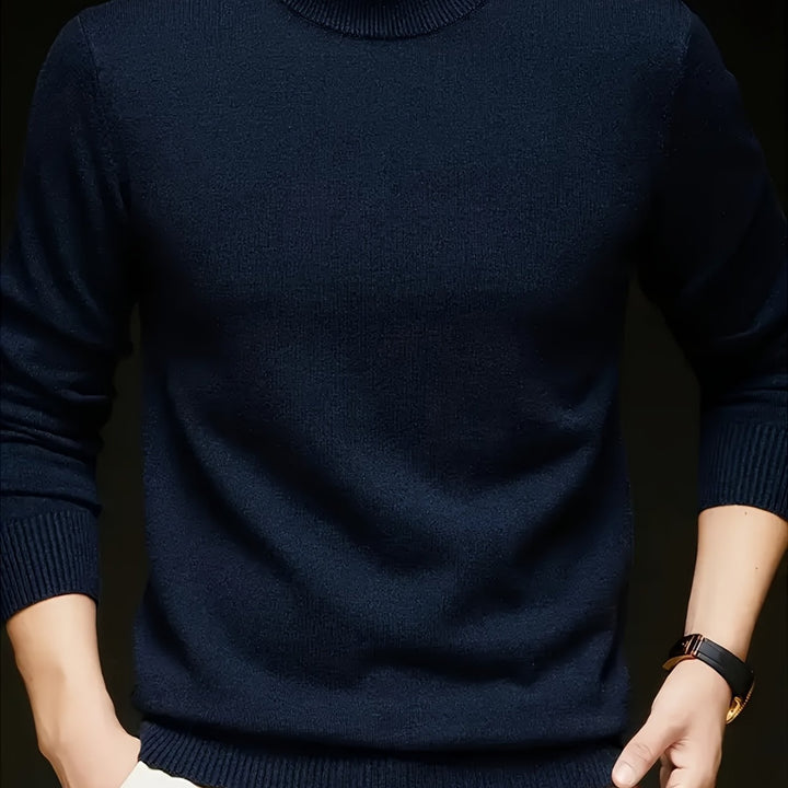 Cedric | Cosy Mock-Neck Sweater