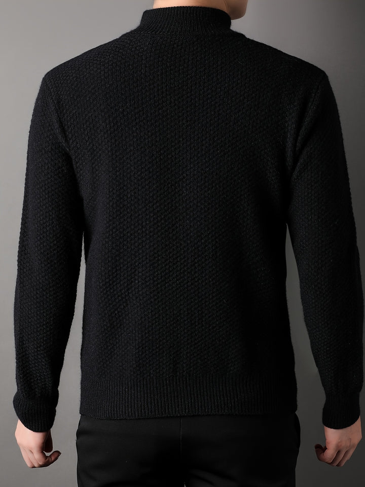 Percival | Textured Button-Front Cardigan