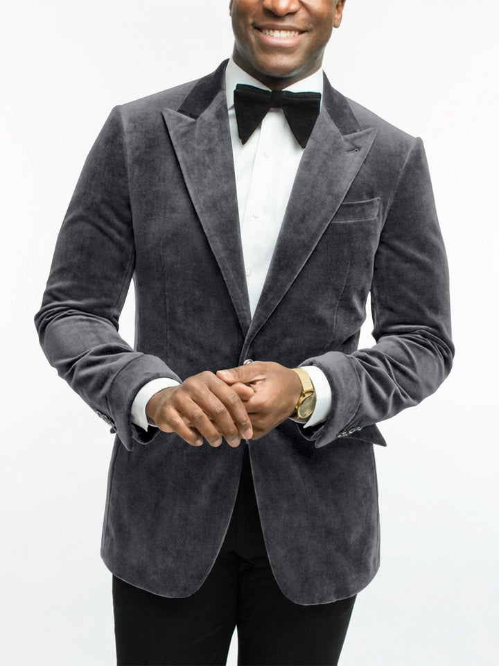 Harley | Stylish Tailored Fit Velvet Formal Jacket