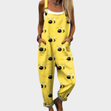 Sharon | Stylish Bee Art Jumpsuit