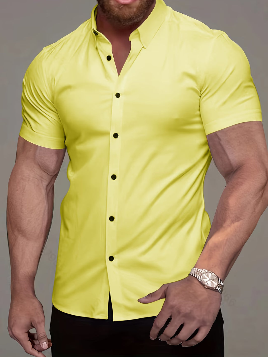 Ashton | Classic Muscle Button Shirt