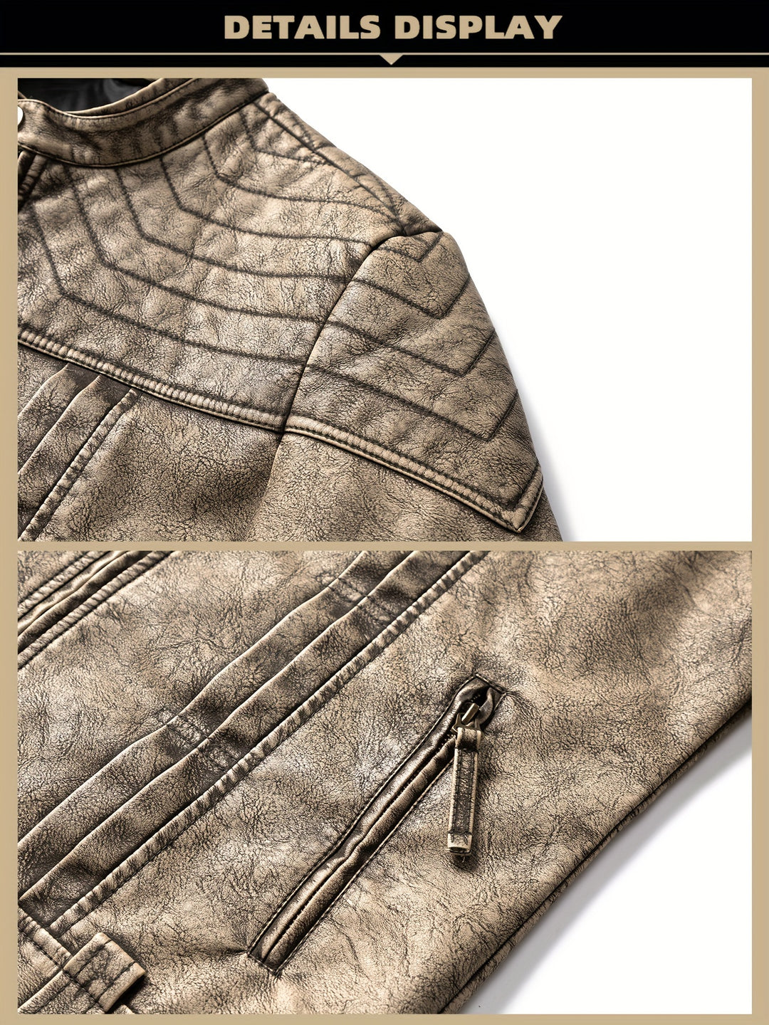 Hartley | Distressed Vintage Biker Jacket