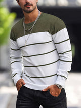 Rory | Colour-Block Striped Pullover