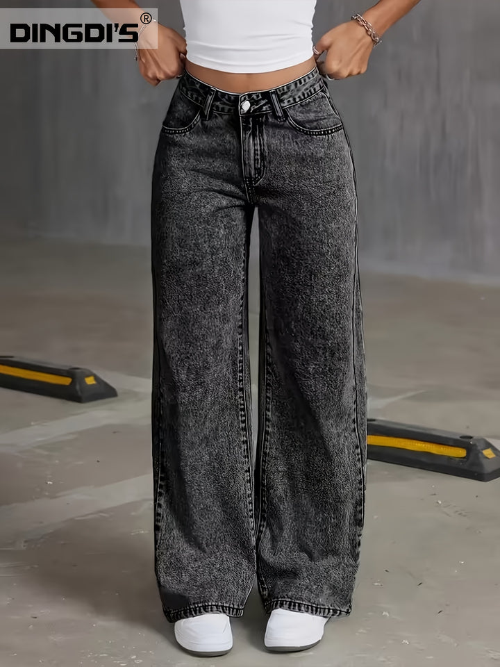 Annabel | Wide-Leg Straight Jeans