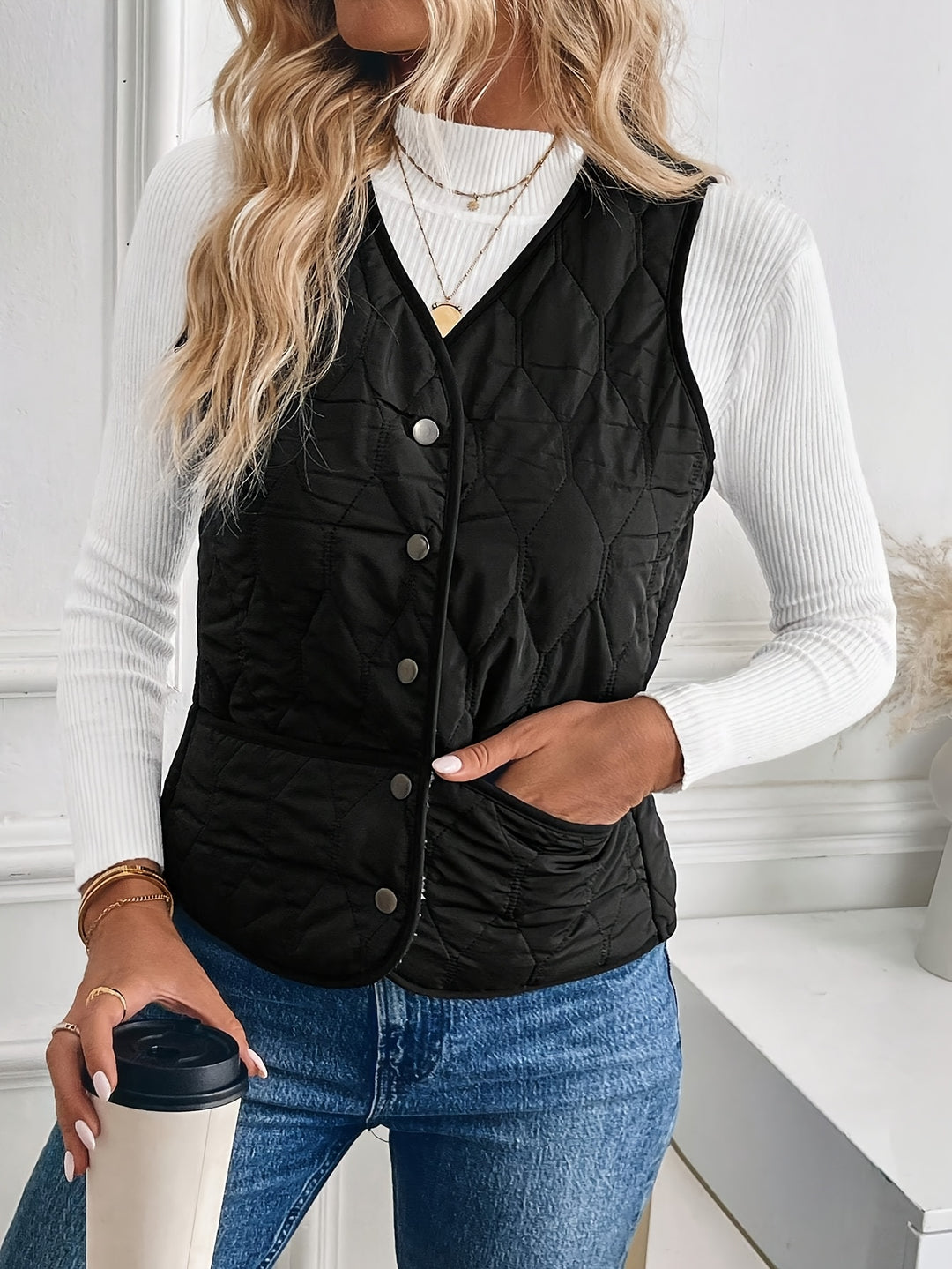 Constance | Reversible Quilted Gilet