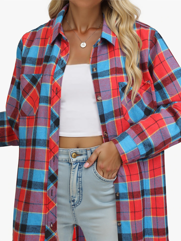 Everly | Checked Button-Up Shirt