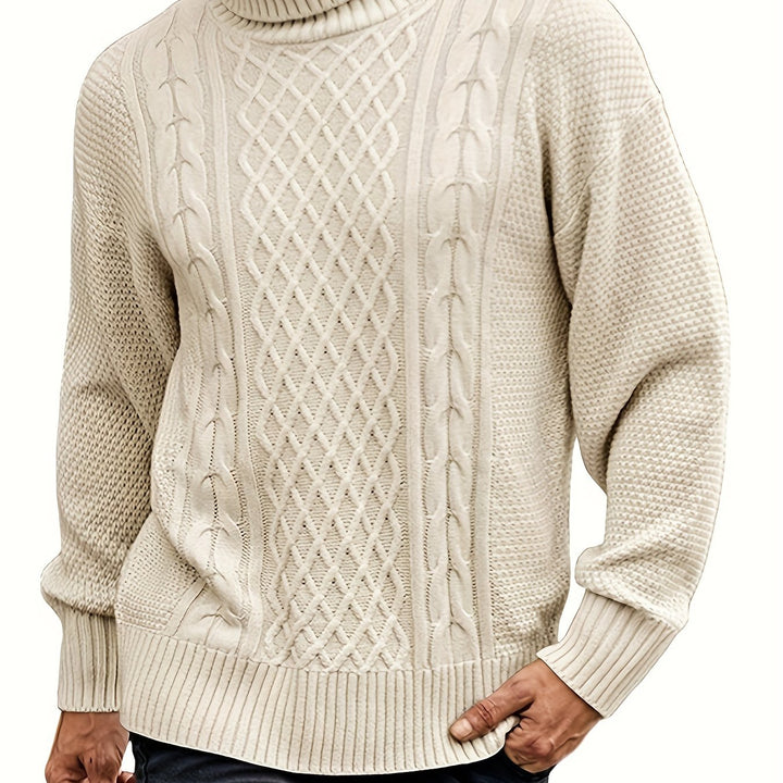 Grayson | Cable-Knit Turtleneck Sweater