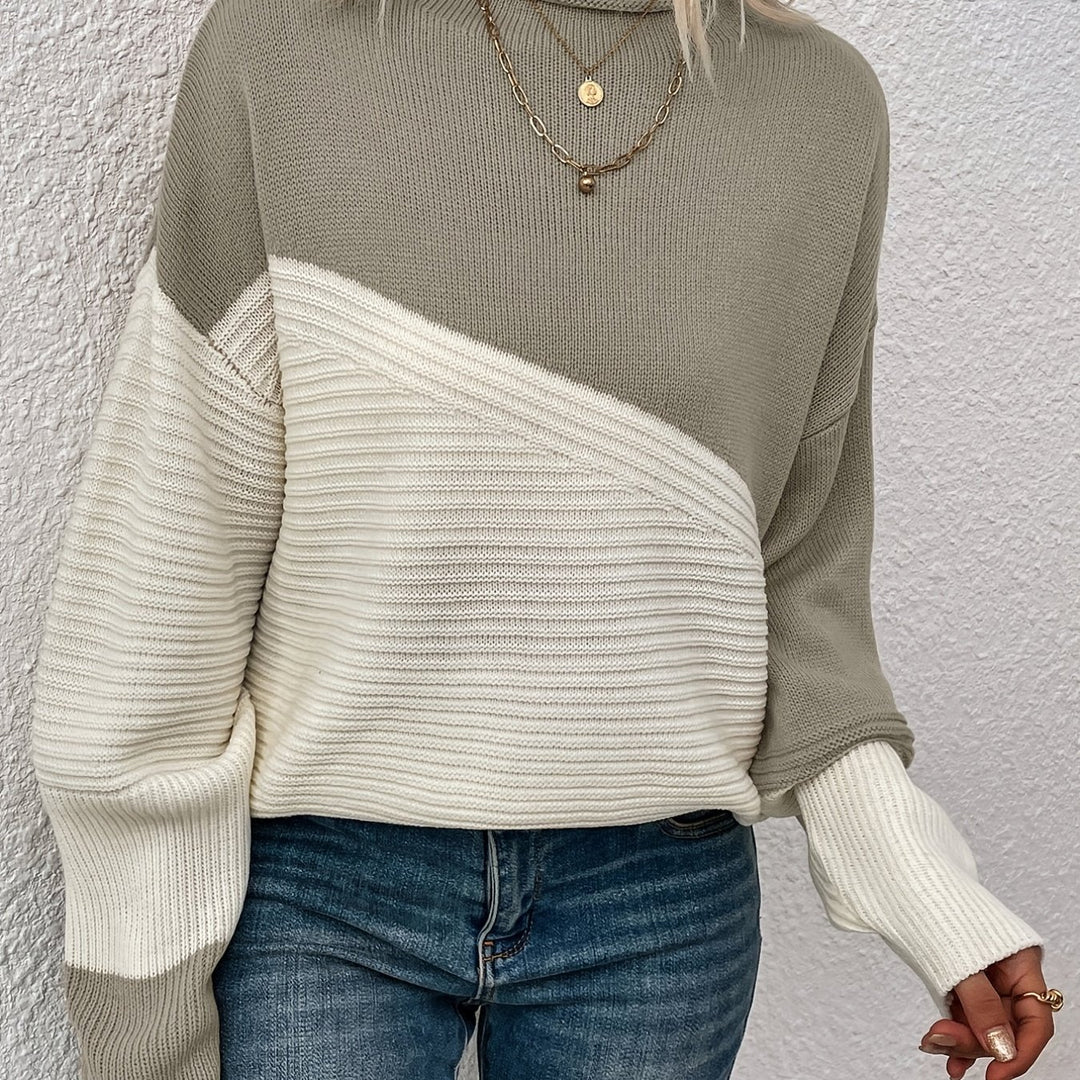 Mabel | Colour Block Relaxed Sweater