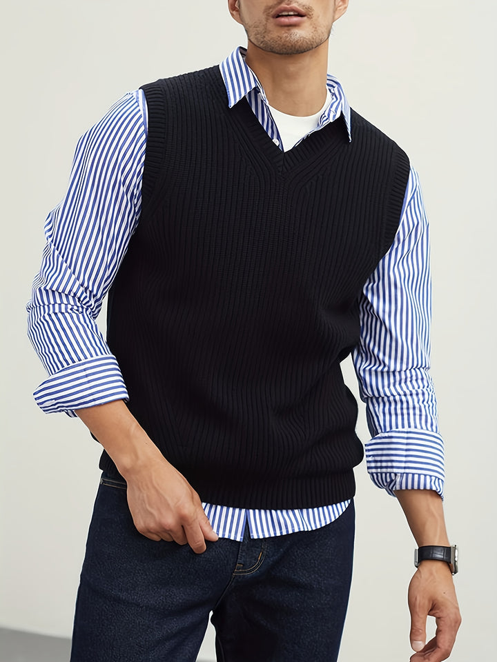 Trevor | Classic V-Neck Sweater Vest