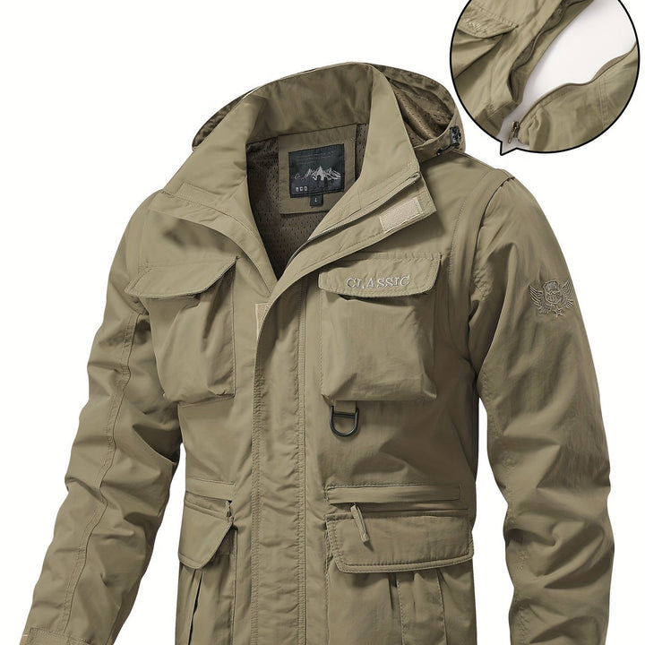 Auden | Detachable-Hood Utility Jacket