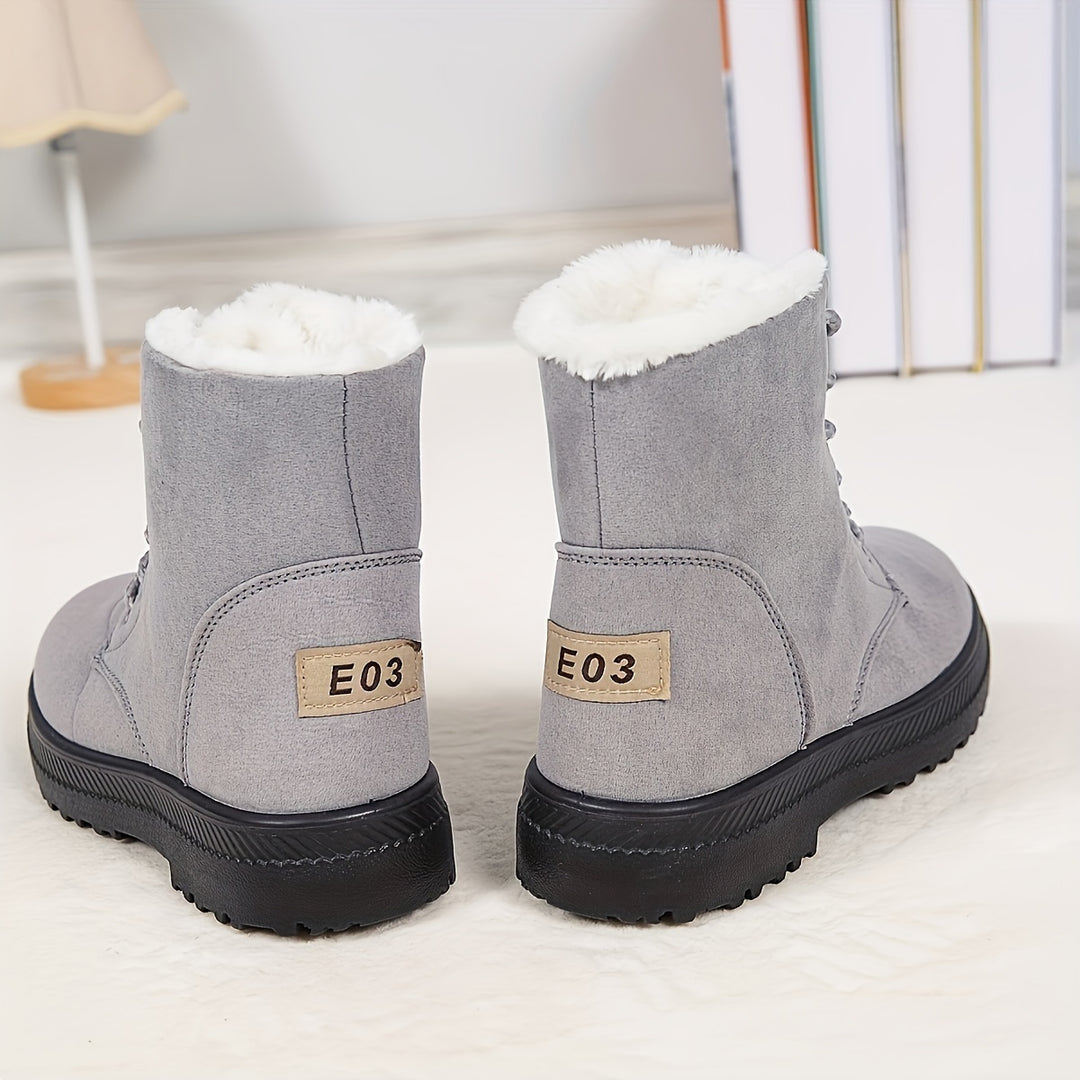 Colette | Cosy Lace-Up Ankle Boots