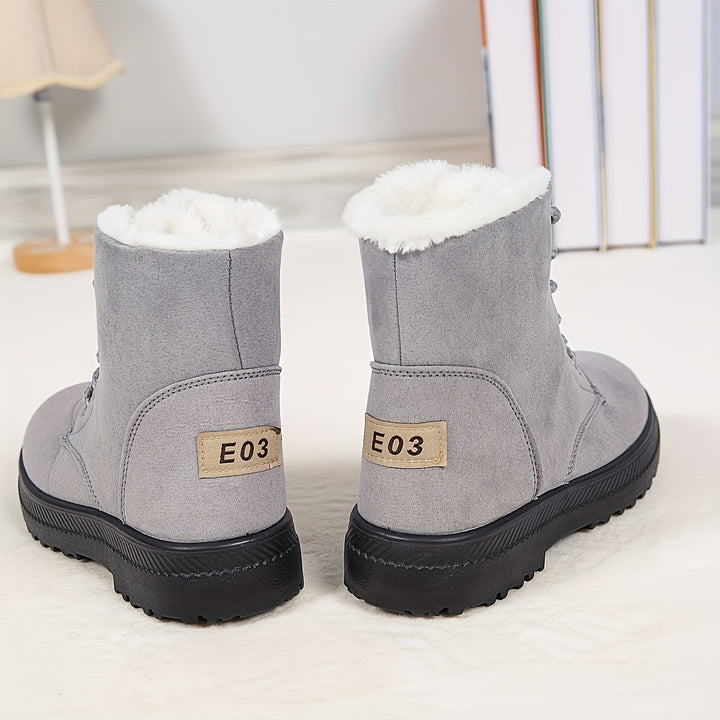 Colette | Cosy Lace-Up Ankle Boots
