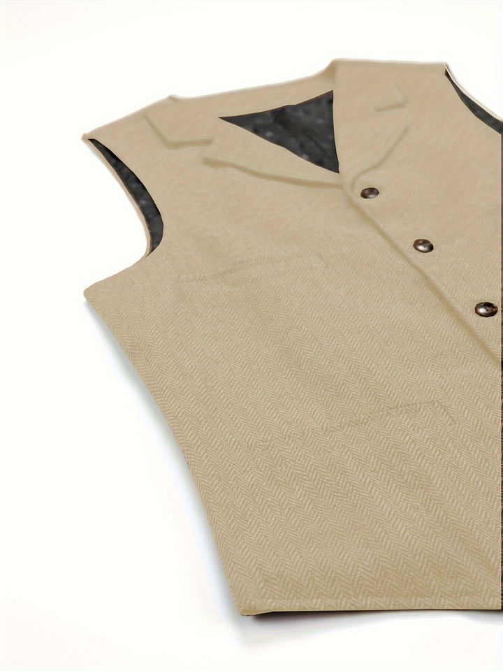 Rhodes | Heritage Herringbone Waistcoat