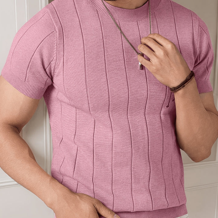 Julius | Ribbed Short-Sleeve Knit Top