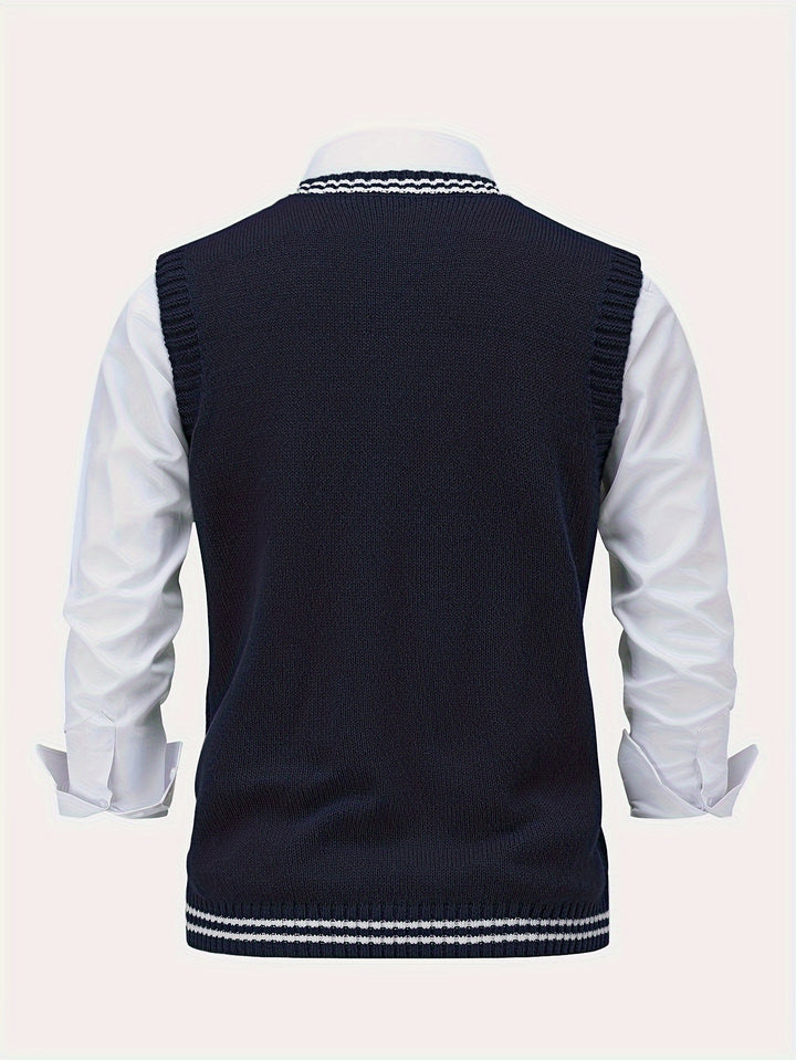 Lionel | Classic Cable-Knit Sweater Vest