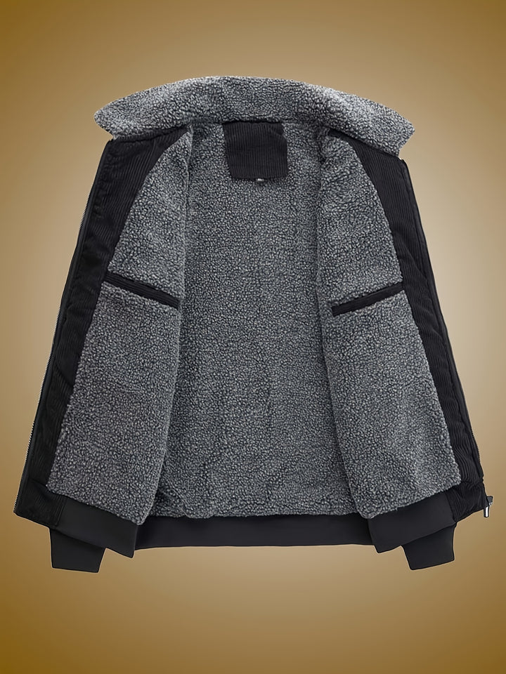Gerard | Ribbed Fleece-Lined Jacket