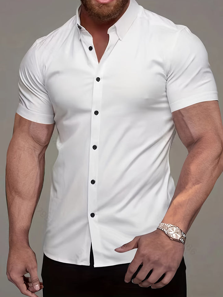 Ashton | Classic Muscle Button Shirt