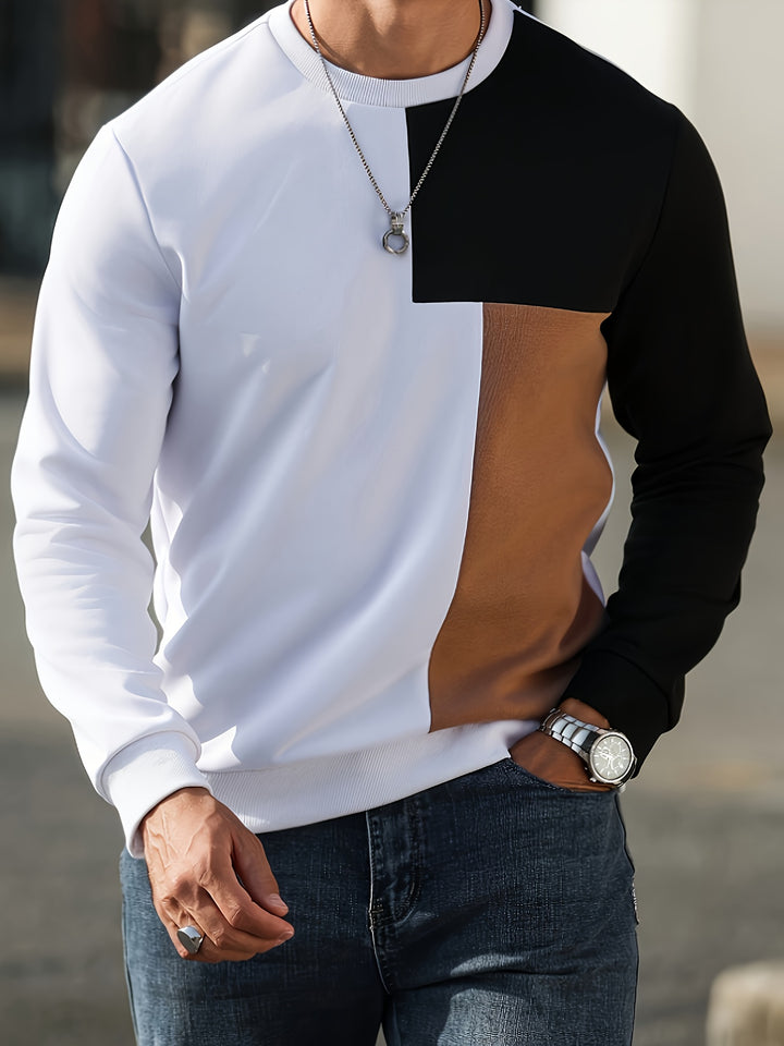 Oliver | Colour-Block Pullover Sweatshirt