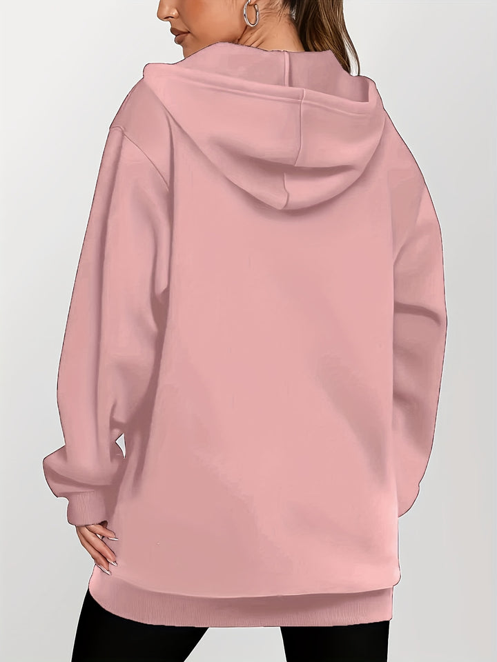 Sloane | Longline Hooded Zip Jacket