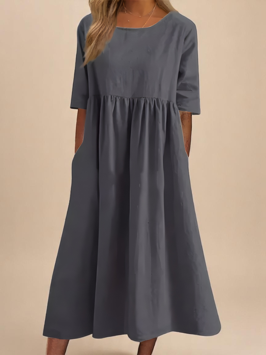 Aurelia | Classic Mid Sleeve Dress