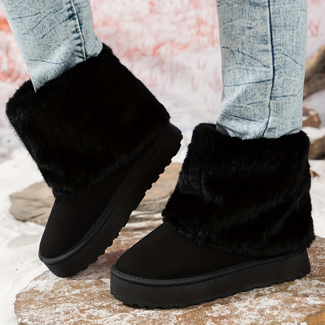 Elspeth | Cosy Platform Winter Boots
