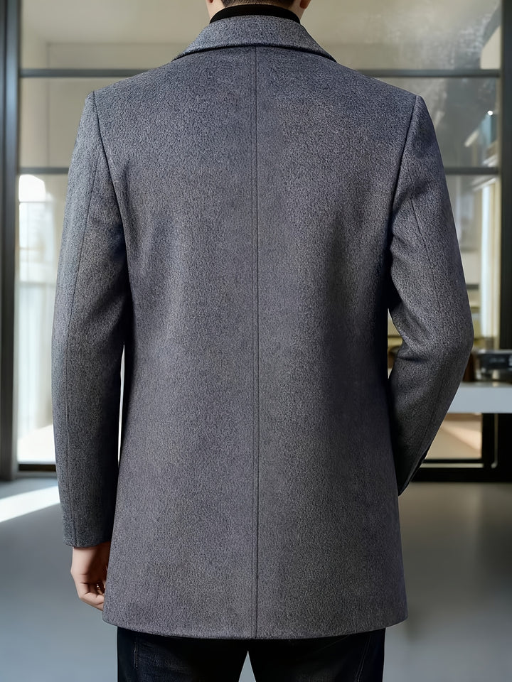 Cedric | Tailored Single-Breasted Overcoat