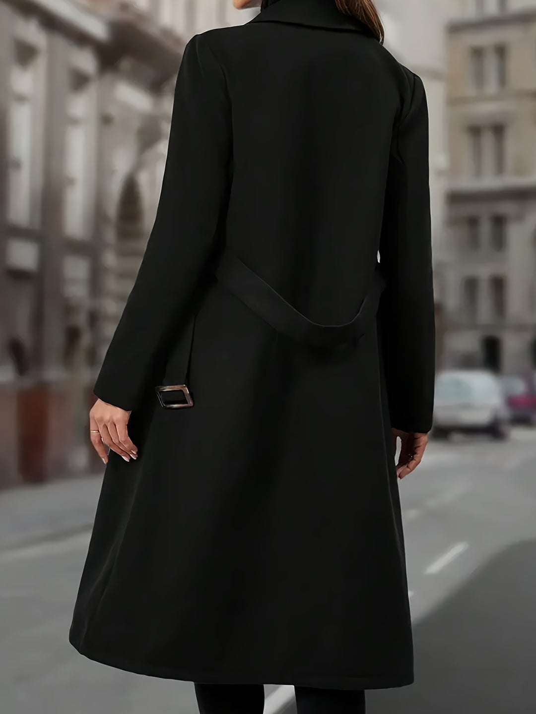 Cassandra | Double-Breasted Long Coat